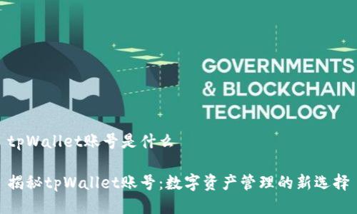 tpWallet账号是什么

揭秘tpWallet账号：数字资产管理的新选择